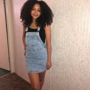 DENIM OVERALL SKIRT 💙